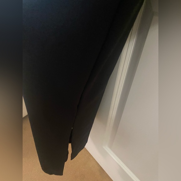 Veronika Maine Designer 10 Black Long-Sleeve Midi Shift Dress - Picture 3 of 6